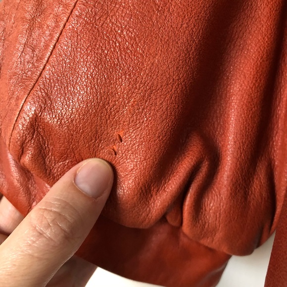 Nordstroms Classiques Entier Leather Swing Coat - Picture 6 of 6